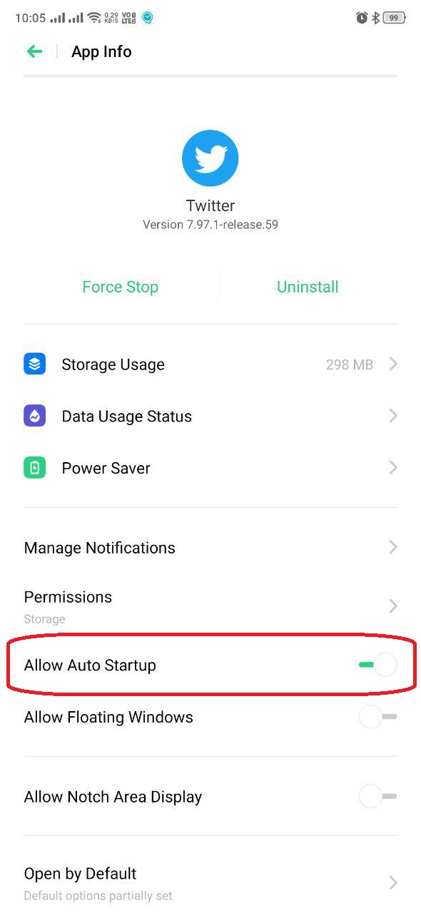 Auto start-up enabled for Tuman VPN